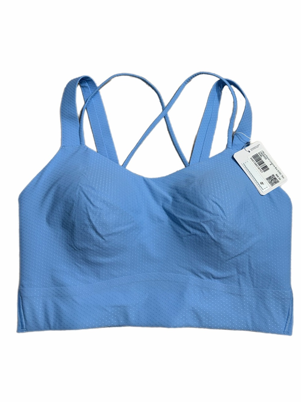 NWT Lululemon Like a Cloud Longline Bra *D/DD *Dot (Sinatra Blue) Size 6